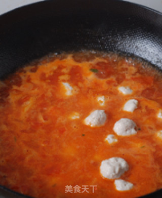Handmade Mackerel Fish Balls & Fish Balls in Tomato Sauce. recipe