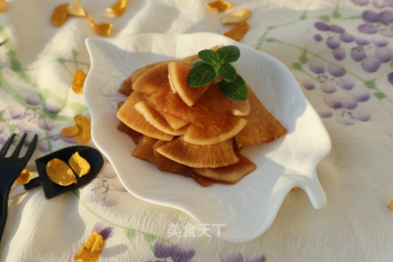 Sweet and Sour Radish Slices recipe