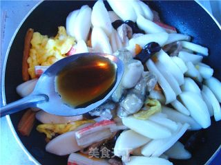 Stir-fried Bai Kueh with Seafood recipe