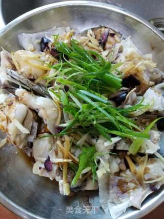 Steamed Fish Head with Lam Jiao recipe