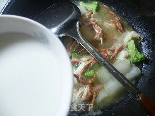 Broccoli, Crab, Winter Melon Soup recipe