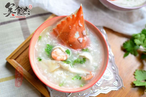 Seafood Crab Congee recipe