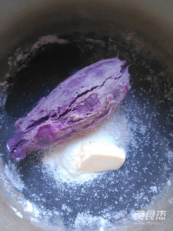 Two-color Sweet Potato Bread Changdi Baking Festival recipe