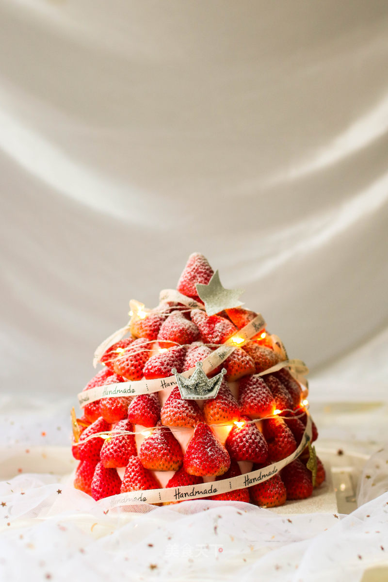 Strawberry Tower Cake recipe