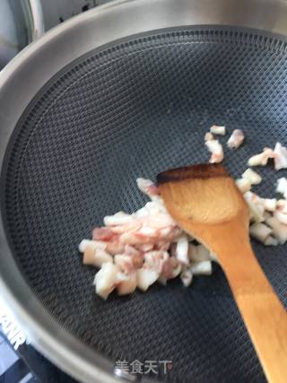 Broccoli Sprouts Diced Pork Bun recipe