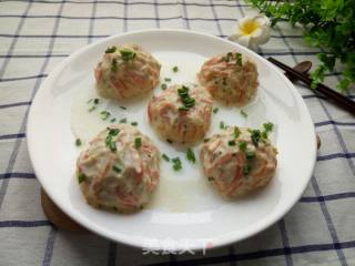Steamed Chicken Meatballs recipe