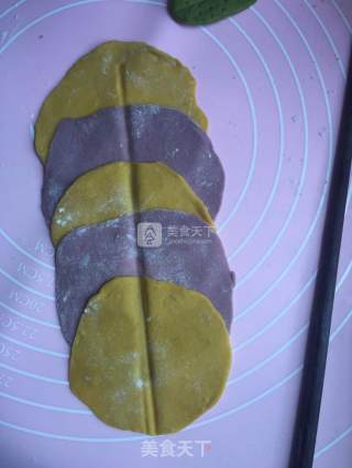 Three-color Steamed Cake recipe