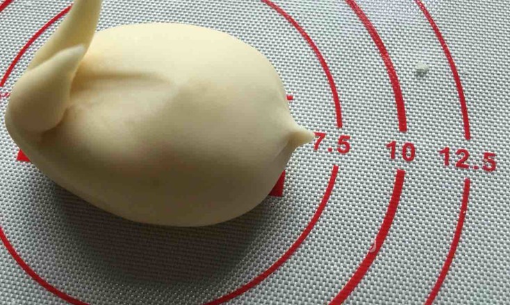 Little White Rabbit Bean Paste Bun recipe