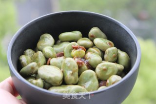 A Quick-hand Dish Made in Ten Minutes-roasted Broad Beans in Soy Sauce recipe