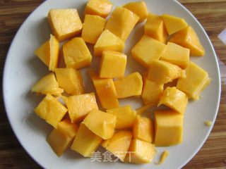 Mango Beef Dice recipe