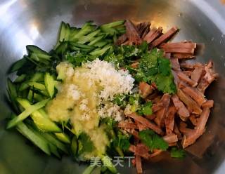 Cucumber Pork Tongue recipe