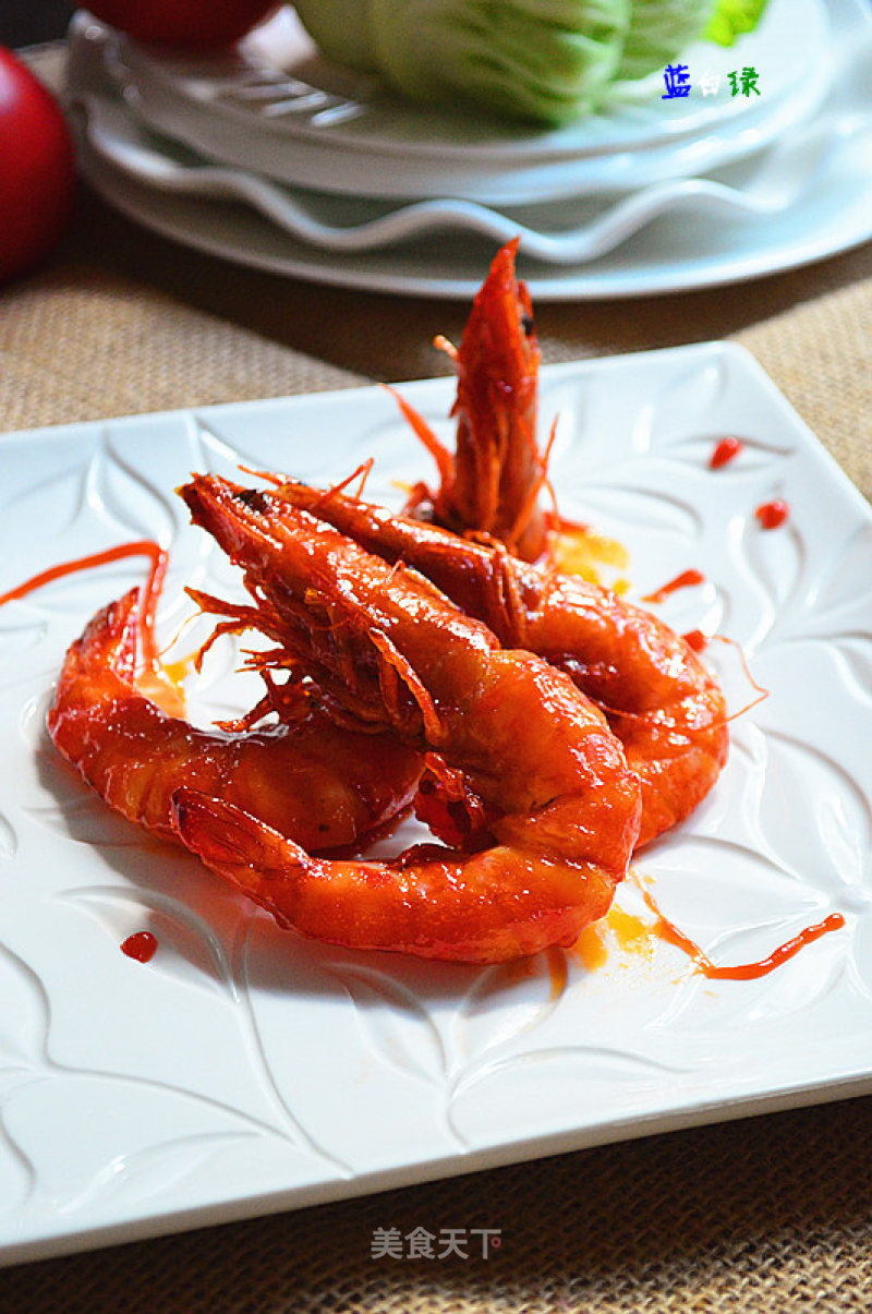 Bamboo Shrimp in Tomato Sauce recipe