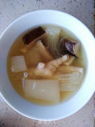 Shark's Fin, Melon and Chicken Feet Soup recipe