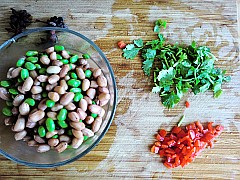Marinated Peanuts Mixed with Edamame recipe