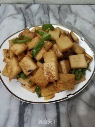 Fried Fish Tofu with Chili recipe