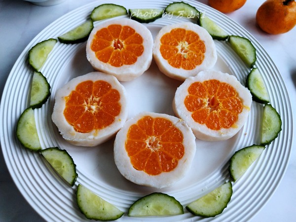 Yam Orange Daifuku recipe