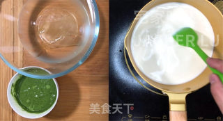 The Matcha Cream Pudding Mousse is Icy, Soft and Creamy. It is A Great Dessert for Hot Summer Days. recipe