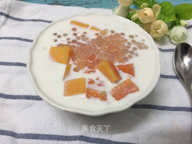 Papaya Coconut Sago recipe