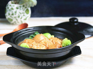 #trust之美#stewed Vegetables with Oil and Gluten Stuffed Meat recipe