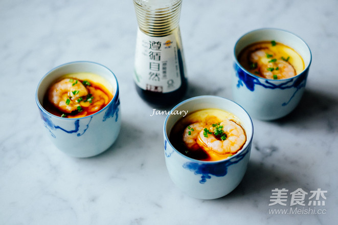 Shrimp Steamed Egg recipe