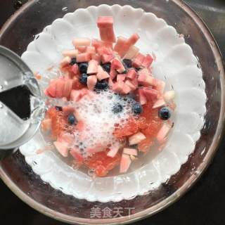 Colorful Fruit Popsicles recipe