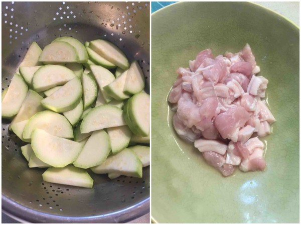 Zucchini Fried Pork recipe