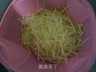 Green Pepper and Potato Shreds recipe
