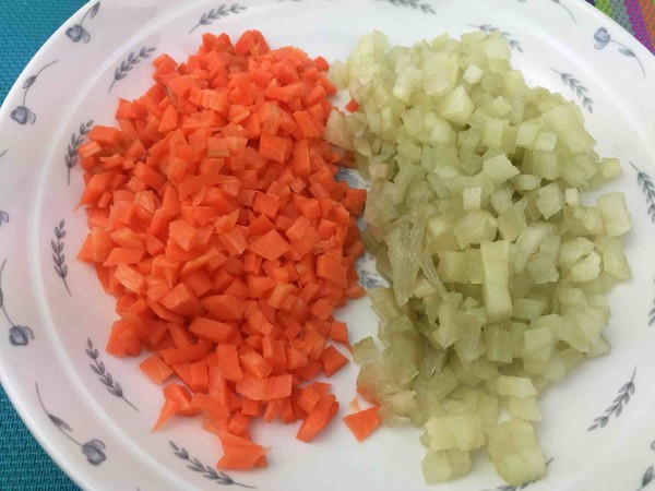 Yacon Carrot Braised Rice recipe
