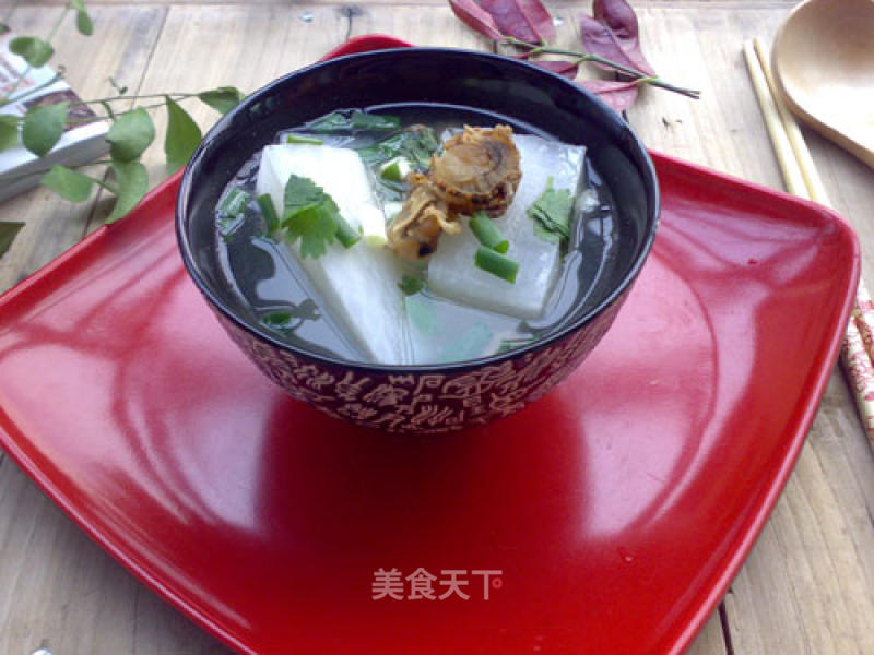 Braised Radish with Whole Shells recipe