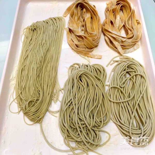 Handmade Vegetable Noodles recipe