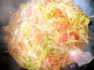 Hot and Sour Potato Shreds recipe