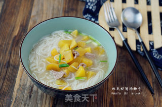 【wenzhou】dried Sweet Potato Shrimp Paste Broth Powder recipe