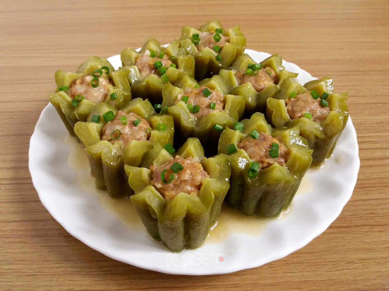 Bitter Gourd Stuffed Meat recipe