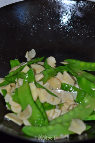 【stir-fried Snow Peas】 recipe