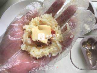 Golden Cheese Rice Ball recipe
