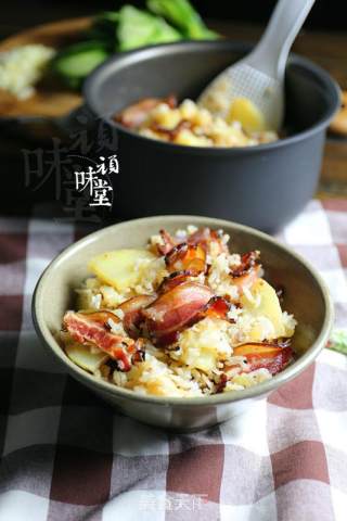 Bacon and Potato Braised Rice recipe