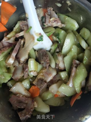 Cucumber with Pork Head recipe