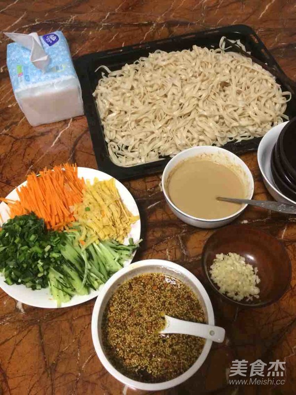 Cold Noodles with Sesame Sauce recipe