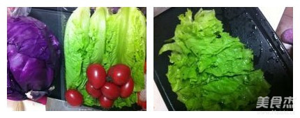 Lettuce Purple Cabbage Pull recipe