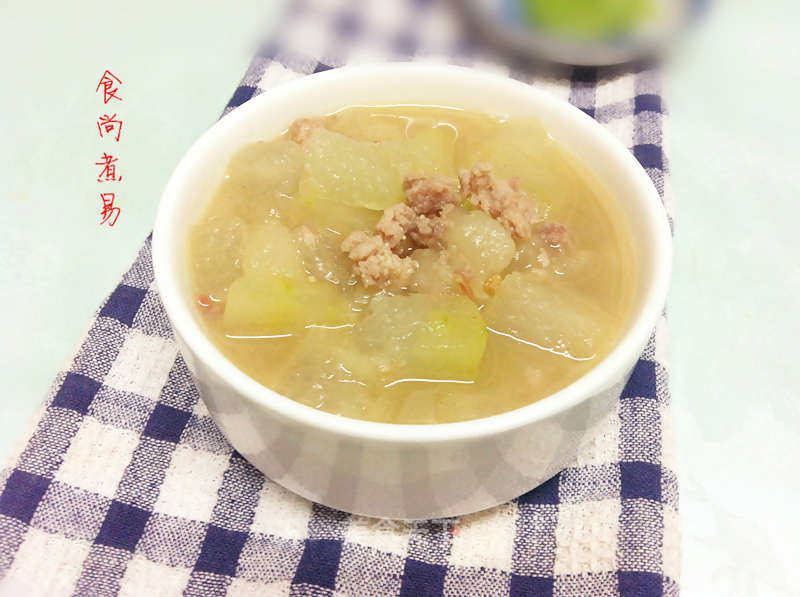 Stewed Winter Melon with Minced Meat recipe