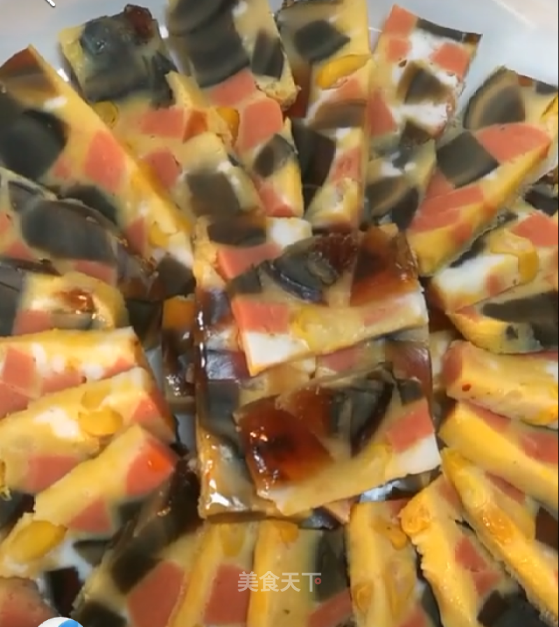 Color Steamed Double Eggs recipe