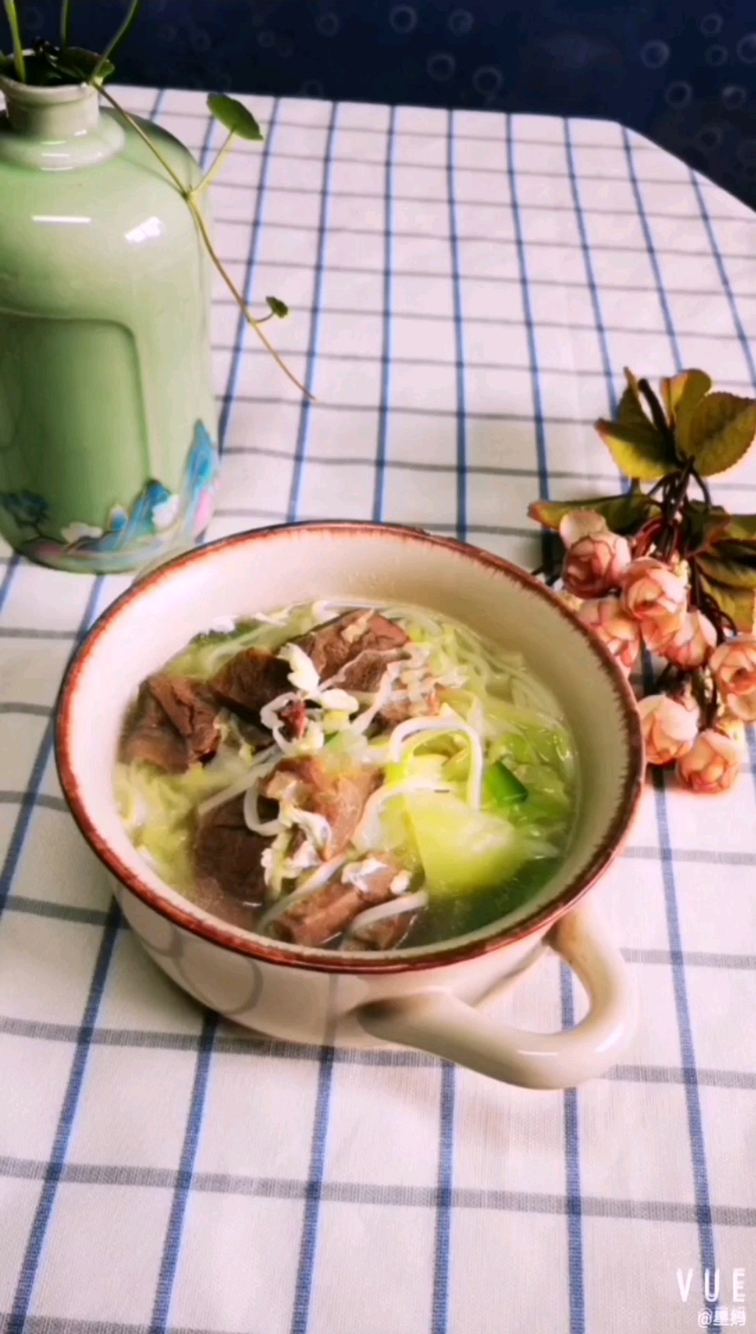 Beef and Cabbage Noodle Soup recipe