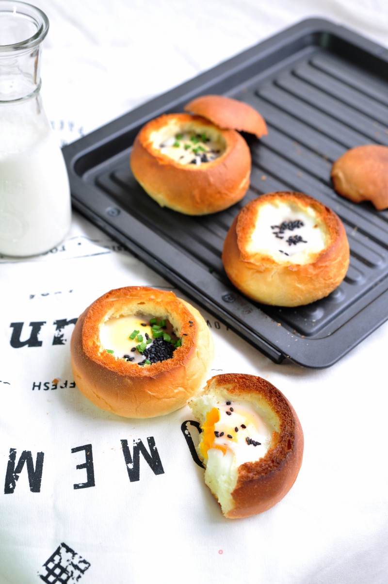 #四session Baking Contest and It's Love to Eat Festival#egg Bread Cup recipe