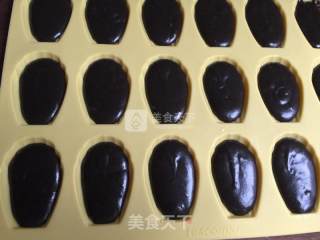 #aca烤明星大赛#chocolate Madeleine Cake recipe