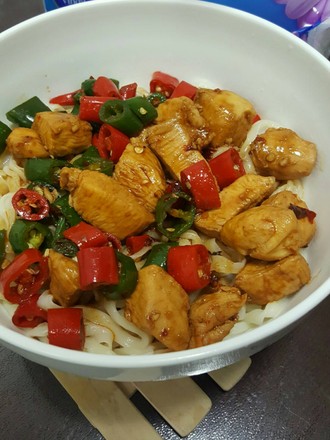 Spicy Sautéed Little Rooster Noodles recipe