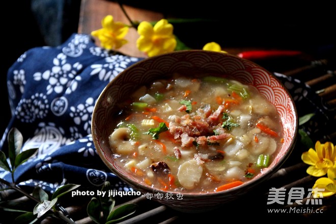 When You Come to Taizhou, You Must Eat this Bowl of Yuanxiao Soup-shanfen Paste recipe