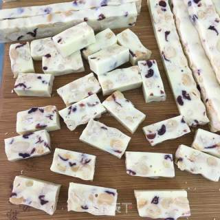 Cranberry Peanut Nougat recipe