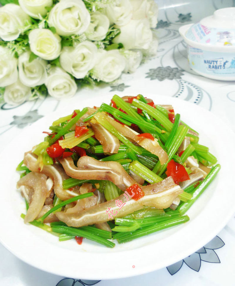 Celery Mixed with Pig Ears recipe