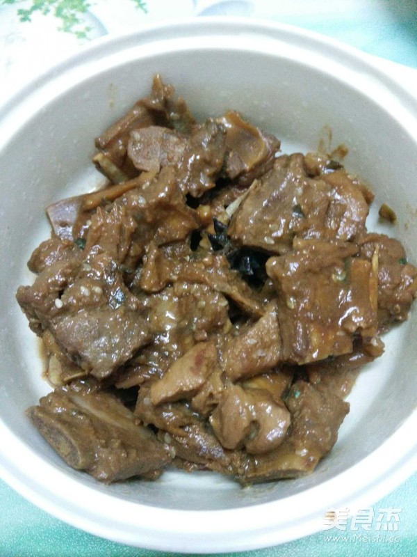 Braised Pork Ribs with Fermented Bean Curd recipe