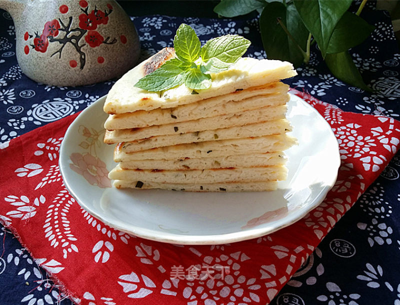 Baked Green Onion Crispbread recipe